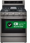 LRGL5825D LG Gas InstaView Range with Air Fry - Black Stainless Steel