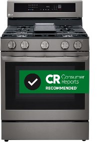LRGL5825D LG Gas InstaView Range with Air Fry - Black Stainless Steel