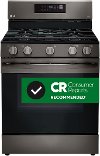LRGL5823D LG Gas Convection Smart Range with Air Fry - Black Stainless Steel