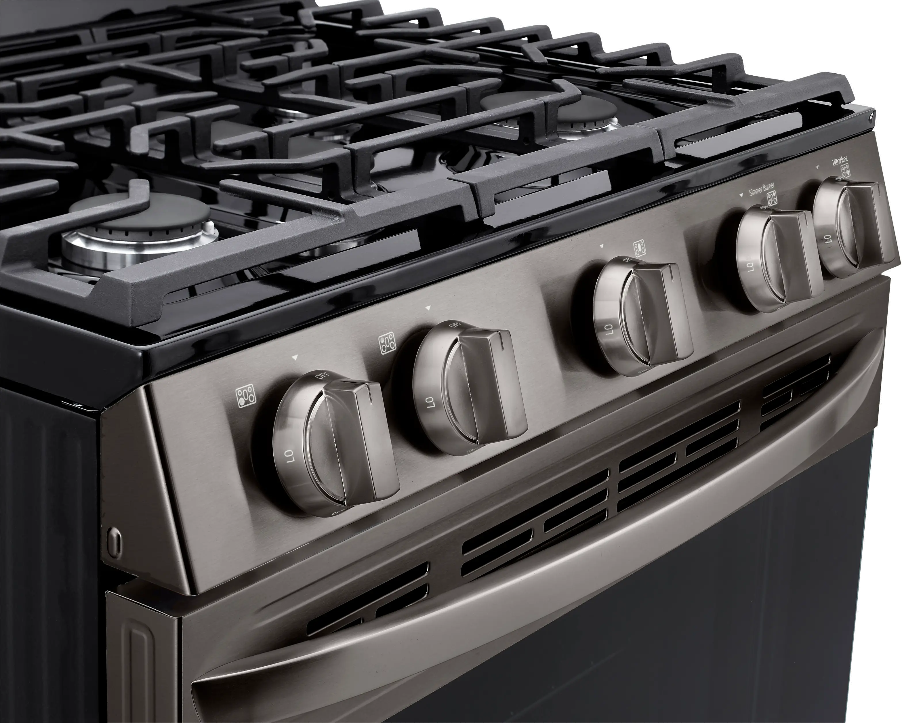 LRGL5823D LG Gas Convection Smart Range with Air Fry - Black Stainless Steel-6