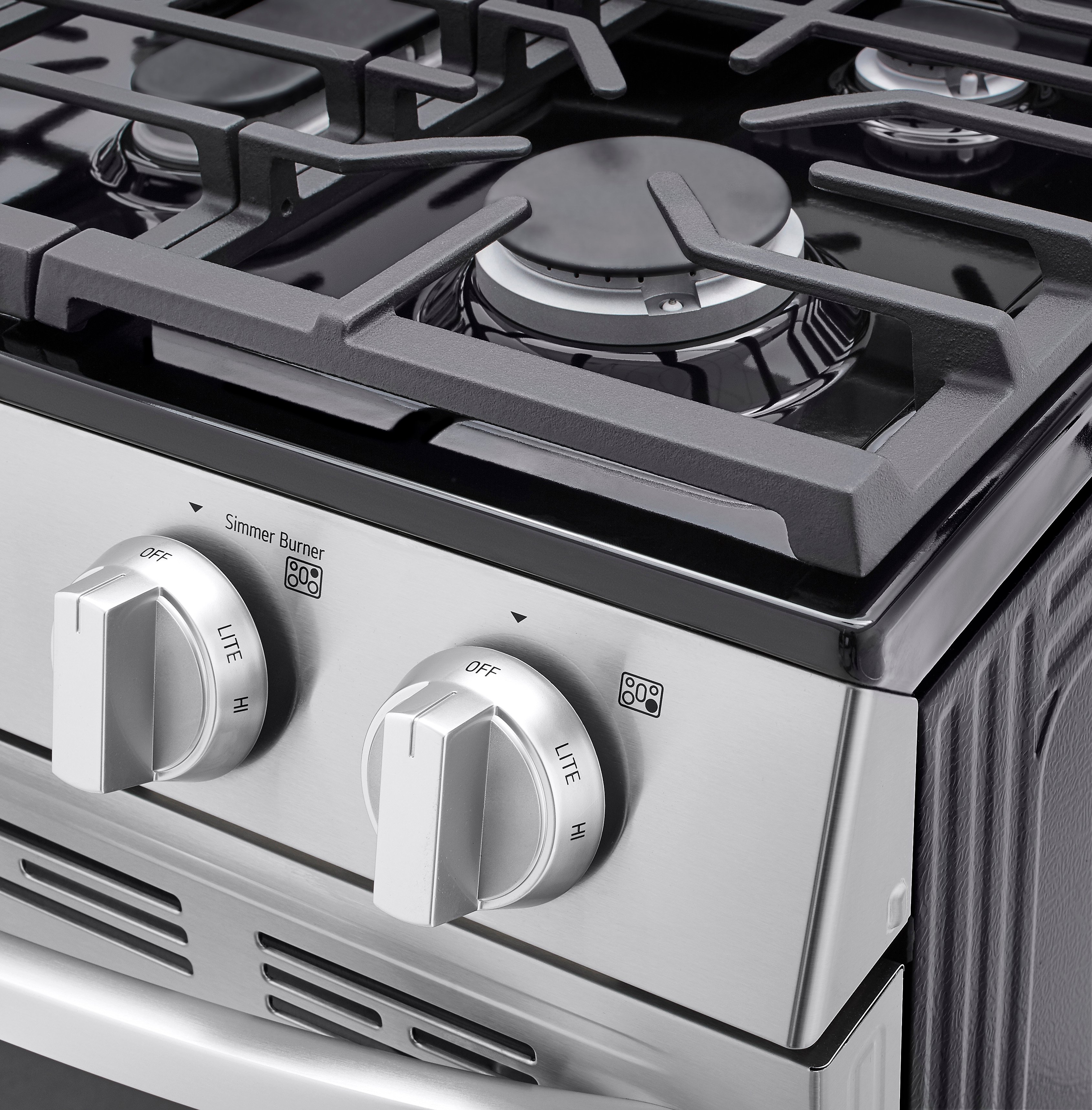 LRGL5821S LG Gas Smart Range with EasyClean - Stainless Steel-4