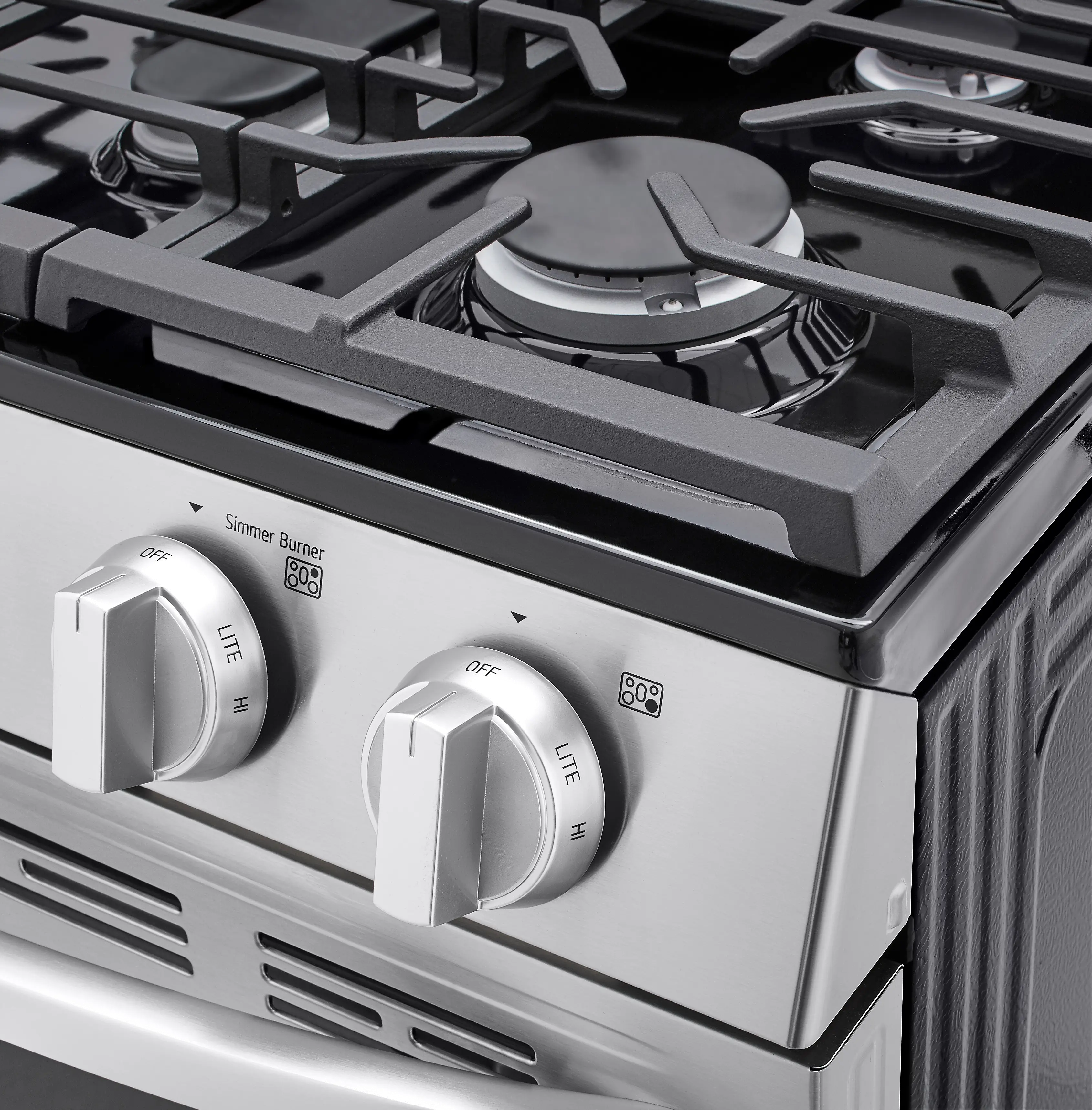 LRGL5821S LG Gas Smart Range with EasyClean - Stainless Steel-4