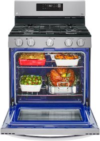 LRGL5821S LG Gas Smart Range with EasyClean - Stainless Steel-5