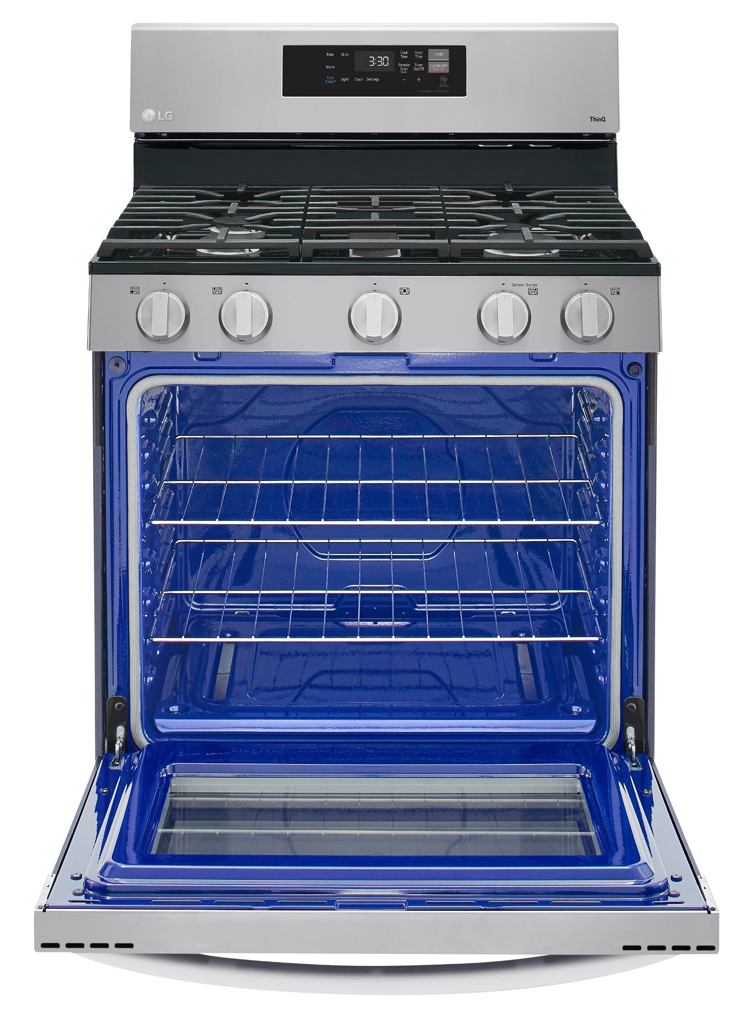 LRGL5821S LG Gas Smart Range with EasyClean - Stainless Steel-6