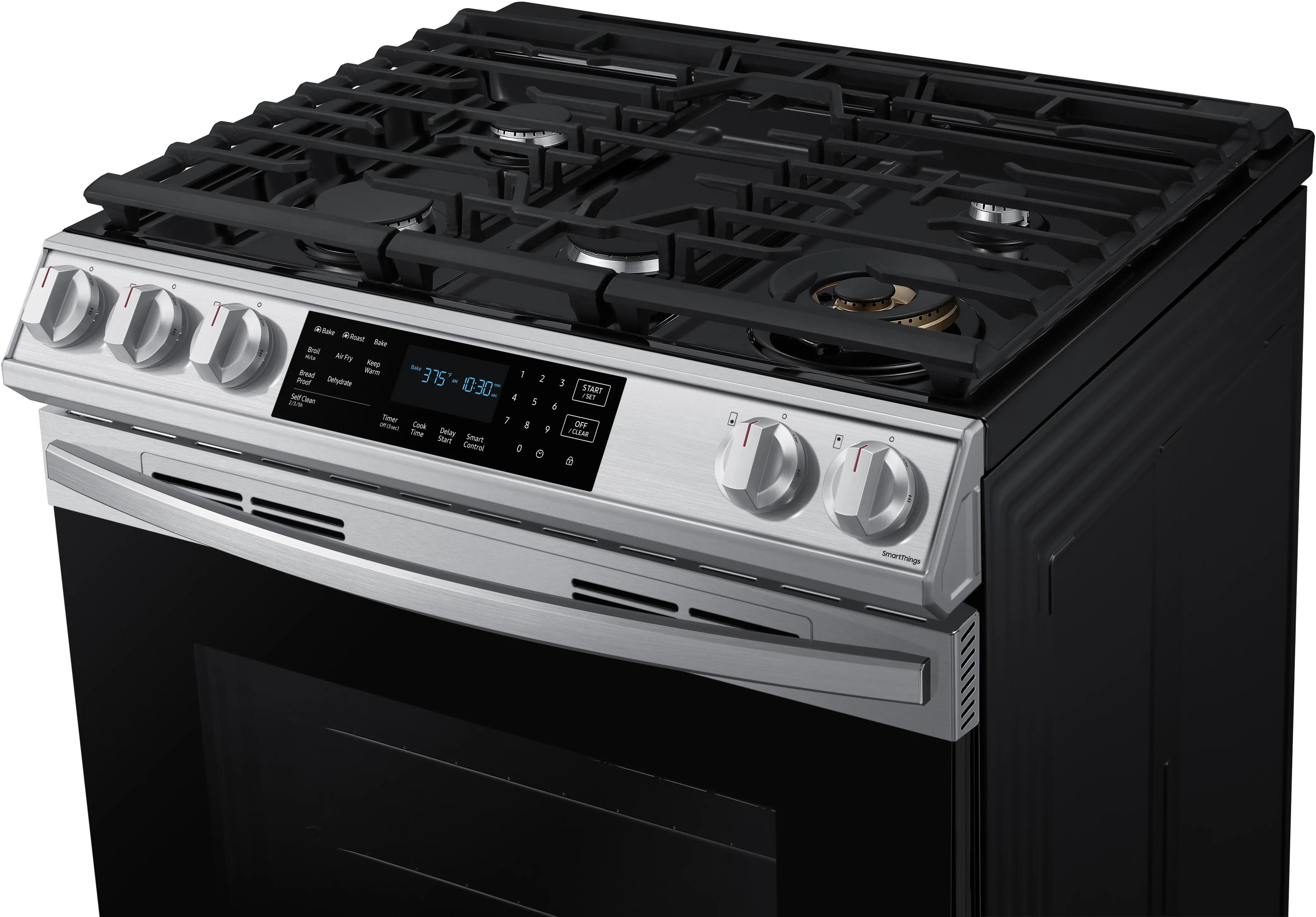NX60T8511SS Samsung 30 Inch Slide In Smart Gas Range with Air Fry - 6 cu. ft. Stainless Steel-7