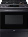 NX60T8511SG Samsung 30 Inch Slide In Smart Gas Range with Air Fry - 6 cu. ft. Black Stainless Steel