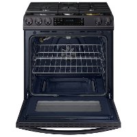 NX60T8511SG Samsung 30 Inch Slide In Smart Gas Range with Air Fry - 6 cu. ft. Black Stainless Steel-2