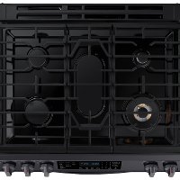 NX60T8511SG Samsung 30 Inch Slide In Smart Gas Range with Air Fry - 6 cu. ft. Black Stainless Steel-3