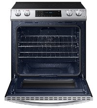NE63T8511SS Samsung 30 Inch Slide In Electric Smart Range with Convection and Air Fry - 6.3 cu. ft. Fingerprint Resistant Stainless Steel-2