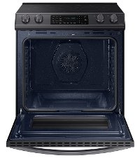 NE63T8511SG Samsung 30 Inch Slide In Electric Smart Range with Convection and Air Fry - 6.3 cu. ft. Black Stainless Steel-3