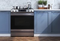 NE63T8511SG Samsung 30 Inch Slide In Electric Smart Range with Convection and Air Fry - 6.3 cu. ft. Black Stainless Steel-8