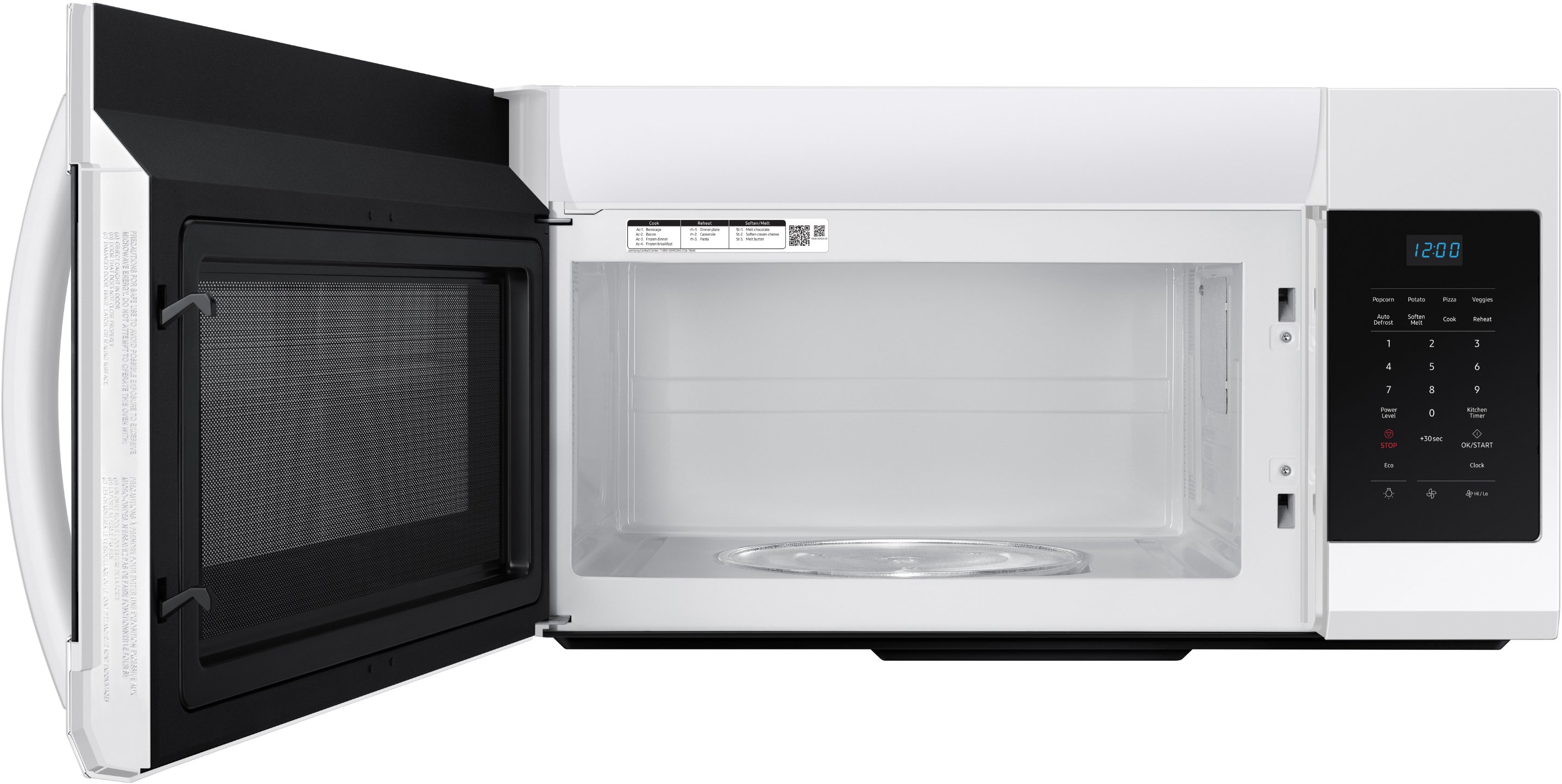 ME17R7021EW Samsung Over the Range Microwave - 1.7 cu. ft., White-2