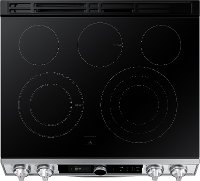 NE63T8711SG Samsung 30 Inch Slide In Electric Range with SmartDial and Air Fry - 6 cu. ft. Black Stainless Steel-3