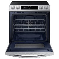 NE63T8711SS Samsung 30 Inch Slide In Electric Range with SmartDial and Air Fry - 6 cu. ft. Fingerprint Resistant Stainless Steel-2