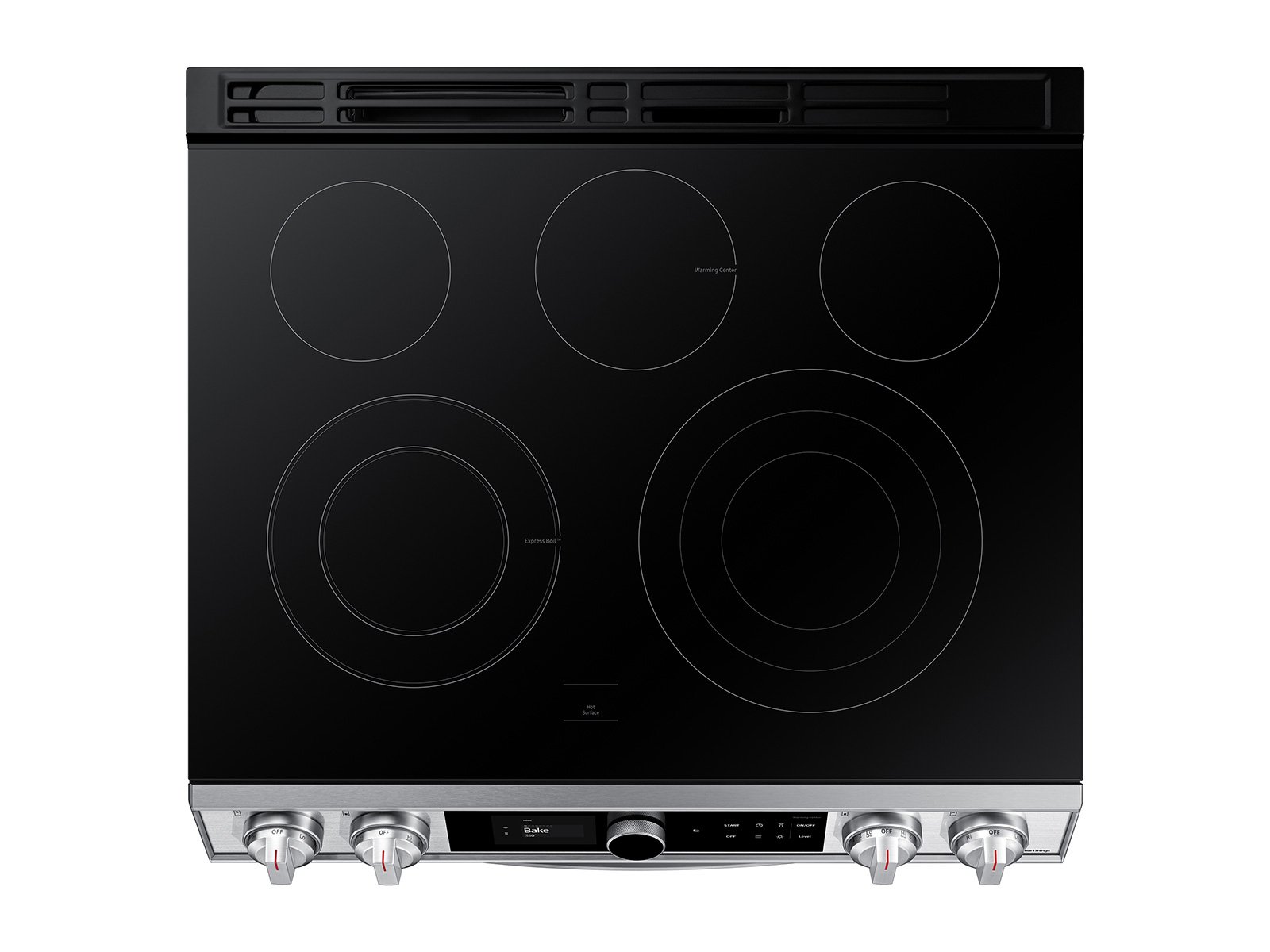 NE63T8711SS Samsung 30 Inch Slide In Electric Range with SmartDial and Air Fry - 6 cu. ft. Fingerprint Resistant Stainless Steel-4