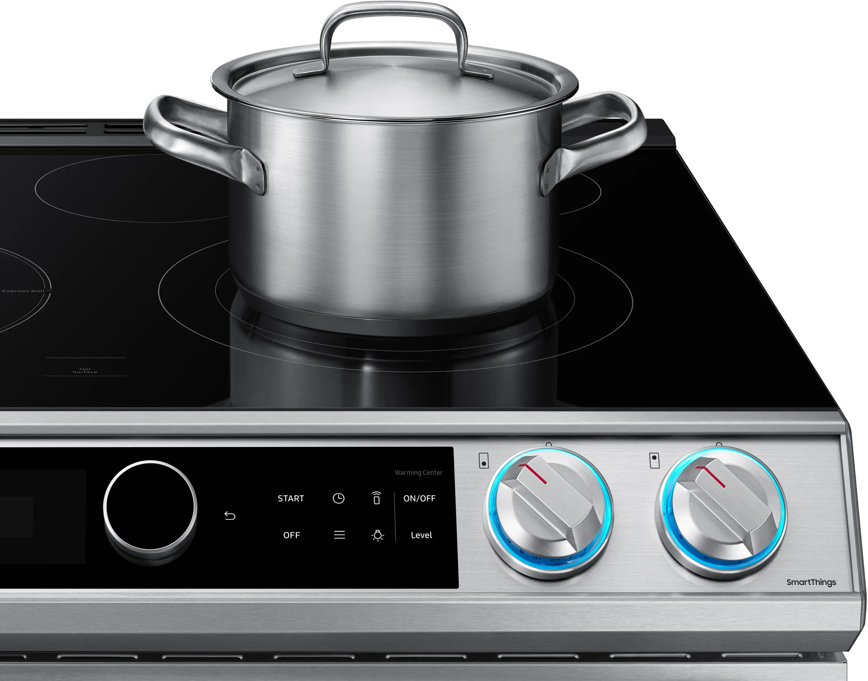 NE63T8711SS Samsung 30 Inch Slide In Electric Range with SmartDial and Air Fry - 6 cu. ft. Fingerprint Resistant Stainless Steel-5