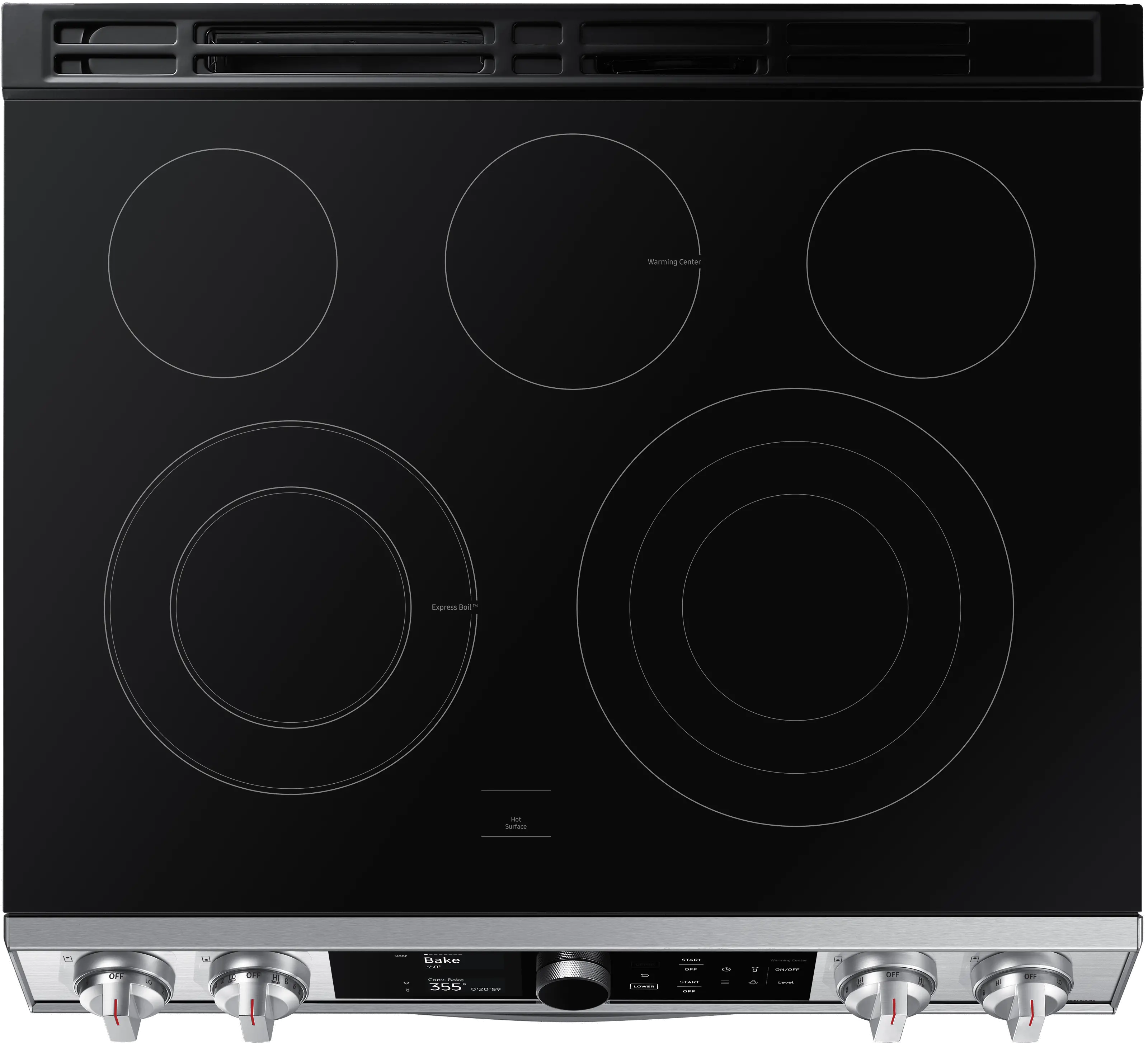 NE63T8751SS Samsung Flex Duo Front Control Slide In Electric Range with Smart Dial - Fingerprint Resistant Stainless Steel, 6.0 cu. ft.-5