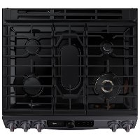 NX60T8711SG Samsung 30 Inch Slide In Gas Range with SmartDial and Air Fry - 6 cu. ft. Black Stainless Steel-3