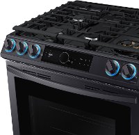 NX60T8711SG Samsung 30 Inch Slide In Gas Range with SmartDial and Air Fry - 6 cu. ft. Black Stainless Steel-4