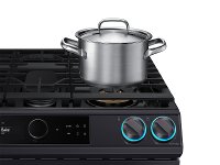 NX60T8711SG Samsung 30 Inch Slide In Gas Range with SmartDial and Air Fry - 6 cu. ft. Black Stainless Steel-5