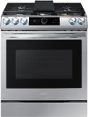 NX60T8711SS Samsung 30 Inch Slide In Gas Range with SmartDial and Air Fry - 6 cu. ft. Fingerprint Resistant Stainless Steel
