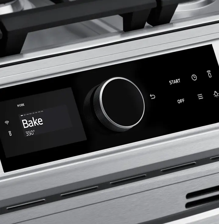 NX60T8711SS Samsung 30 Inch Slide In Gas Range with SmartDial and Air Fry - 6 cu. ft. Fingerprint Resistant Stainless Steel-6