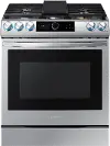 NX60T8711SS Samsung 6 cu ft Gas Range with Smart Dial - Stainless Steel