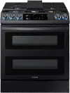 NX60T8751SG Samsung 6.0 cu ft Flex Duo Gas Range with Smart Dial - Black Stainless Steel
