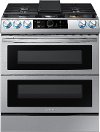 NX60T8751SS Samsung Flex Duo Front Control Slide In Gas Range with Smart Dial - Fingerprint Resistant Stainless Steel, 6.0 cu. ft.