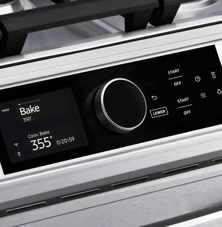 NX60T8751SS Samsung Flex Duo Front Control Slide In Gas Range with Smart Dial - Fingerprint Resistant Stainless Steel, 6.0 cu. ft.-7