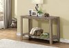 Dark Taupe Hall Sofa Table