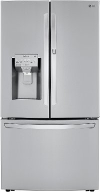 LRFDC2406S LG Counter Depth French Door in Door Smart Refrigerator with Craft Ice - 23.5 cu. ft., 36 Inch Stainless Steel