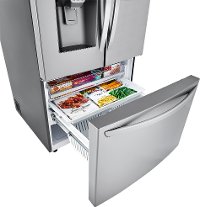 LRFDC2406S LG Counter Depth French Door in Door Smart Refrigerator with Craft Ice - 23.5 cu. ft., 36 Inch Stainless Steel-7