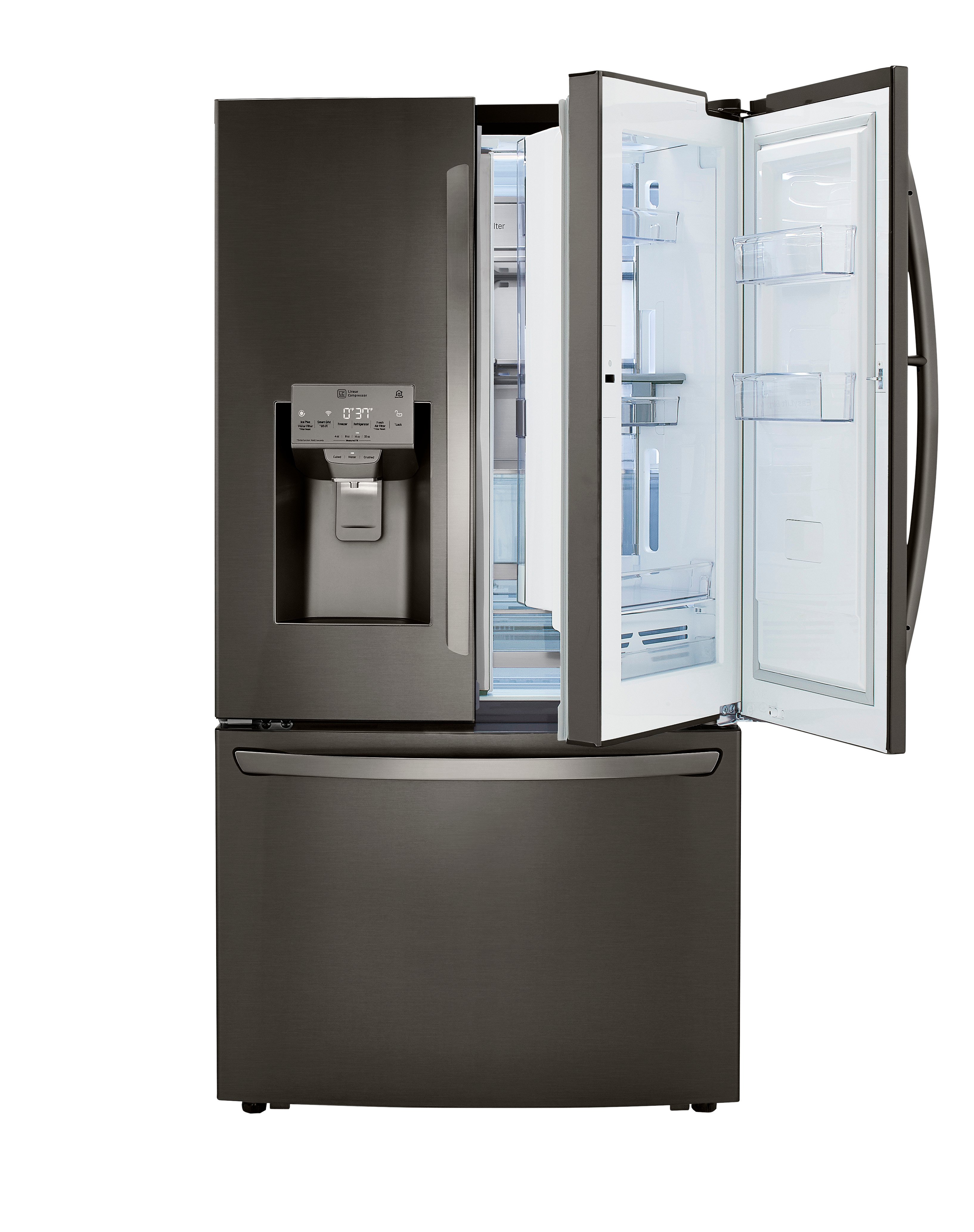 LRFDC2406D LG 23.5 cu ft Counter Depth French Door in Door Refrigerator with Craft Ice - Black Stainless Steel-4
