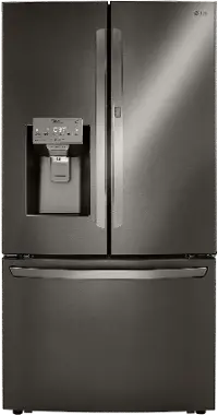 LRFDC2406D LG 23.5 cu ft French Door in Door Refrigerator - Counter Depth Black Stainless Steel