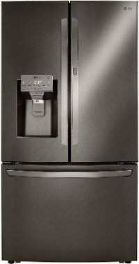 LRFDC2406D LG Counter Depth French Door in Door Smart Refrigerator with Craft Ice - 23.5 cu. ft., 36 Inch Black Stainless Steel