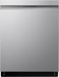 LDP6810SS LG Top Control Smart Dishwasher with QuadWash and TrueSteam - 24 Inch Stainless Steel