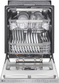 LDP6810SS LG Top Control Smart Dishwasher with QuadWash and TrueSteam - 24 Inch Stainless Steel-4