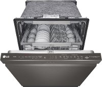 LDP6810BD LG Top Control Smart Dishwasher with QuadWash and TrueSteam - 24 Inch Black Stainless Steel-3