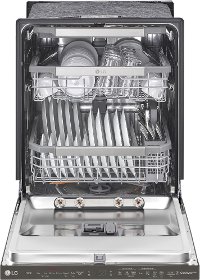 LDP6810BD LG Top Control Smart Dishwasher with QuadWash and TrueSteam - 24 Inch Black Stainless Steel-5