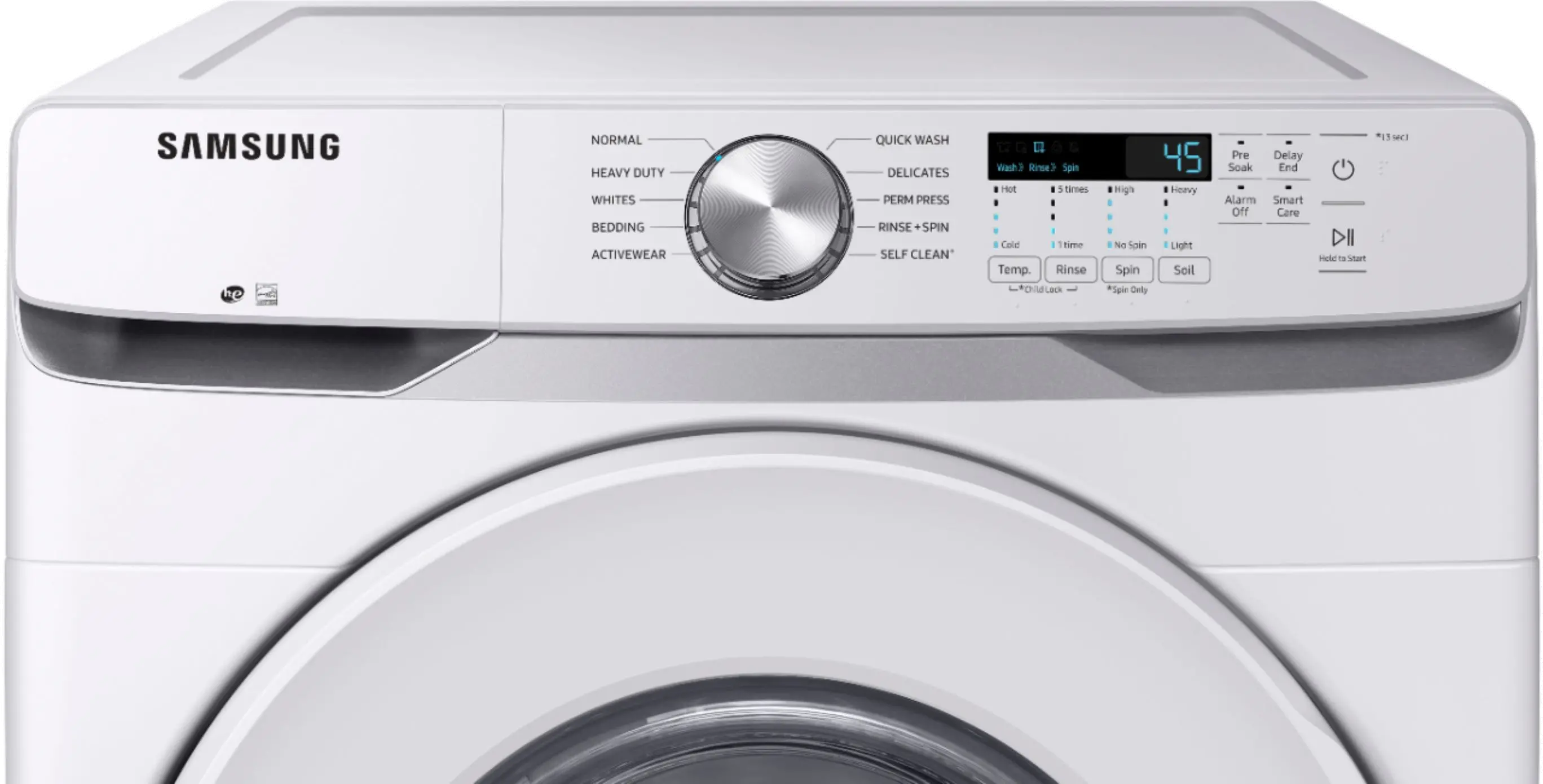 WF45T6000AW Samsung Front Load Washer with Vibration Reduction Technology+ - 4.5 cu. ft. White-3