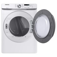 DVE45T6000W Samsung Electric Dryer with Sensor Dry - 7.5 cu. ft. White-2