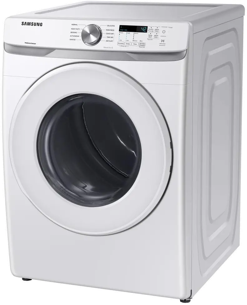 DVE45T6000W Samsung Electric Dryer with Sensor Dry - 7.5 cu. ft. White-5