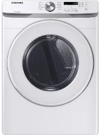 DVG45T6000W Samsung 7.5 cu. ft. Gas Steam Dryer with Sensor Dry - White