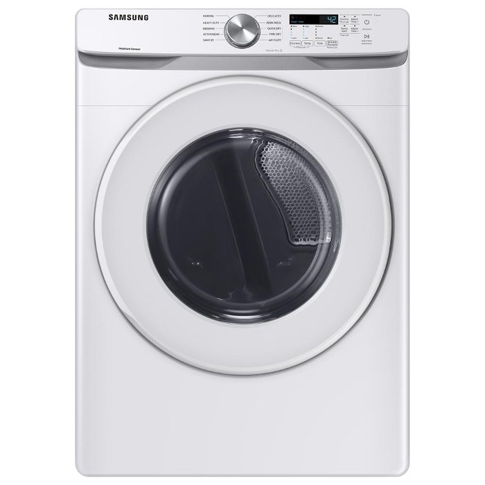 DVG45T6000W Samsung 7.5 cu. ft. Gas Steam Dryer with Sensor Dry - White