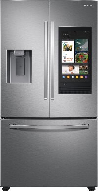 RF27T5501SR Samsung 36 Inch French Door Smart Refrigerator - 26.5 cu. ft., Fingerprint Resistant Stainless Steel