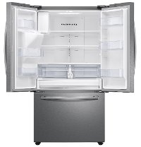 RF27T5501SR Samsung 36 Inch French Door Smart Refrigerator - 26.5 cu. ft., Fingerprint Resistant Stainless Steel-2