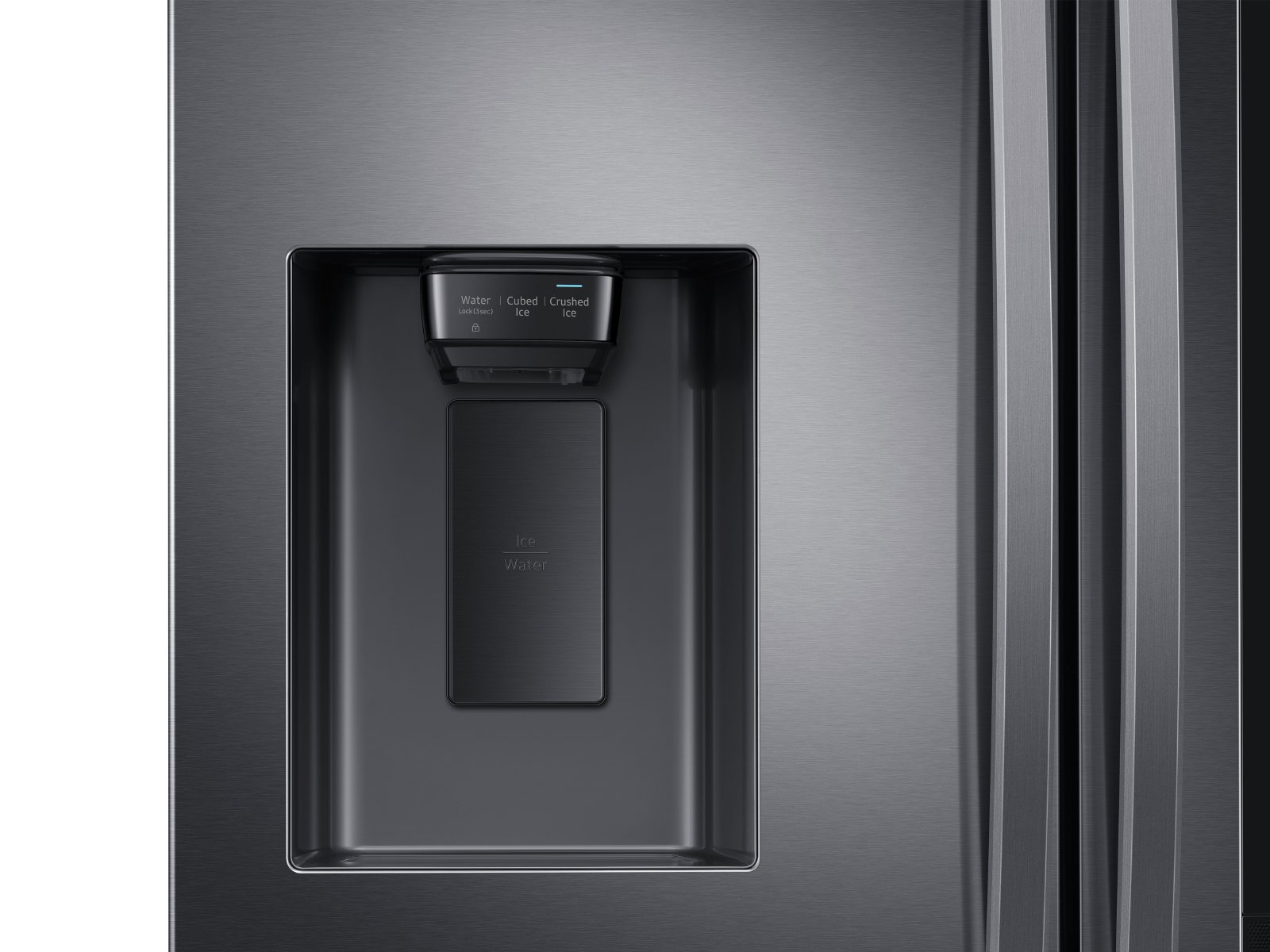 RF27T5501SG Samsung 26.5 cu ft French Door Smart Refrigerator - 36 W Black Stainless Steel-3