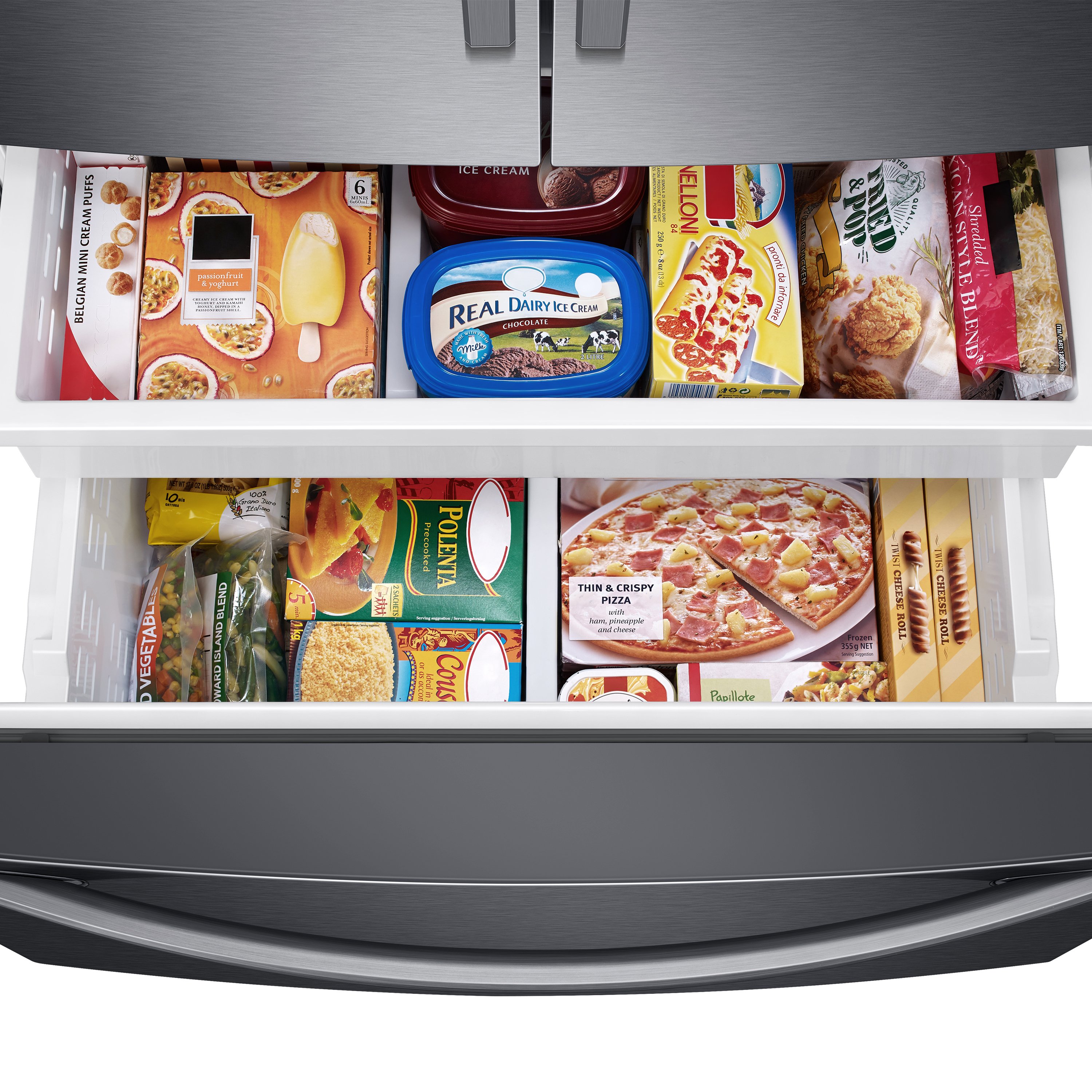 RF27T5501SG Samsung 26.5 cu ft French Door Smart Refrigerator - 36 W Black Stainless Steel-6