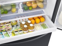 RF27T5501SG Samsung 36 Inch French Door Smart Refrigerator - 26.5 cu. ft., Black Stainless Steel-7